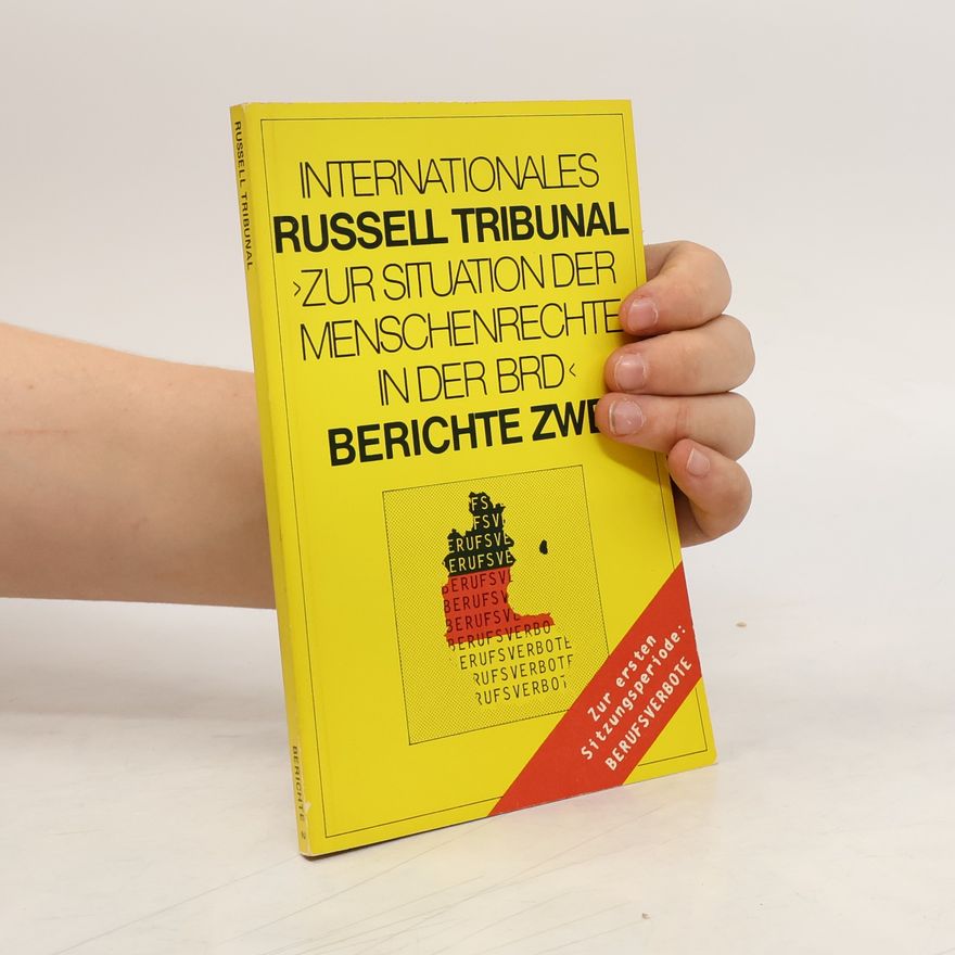 AA.VV. Internationale Russell-Tribunal. Zur Situation der Menschenrechte in der BRD. Berichte 2