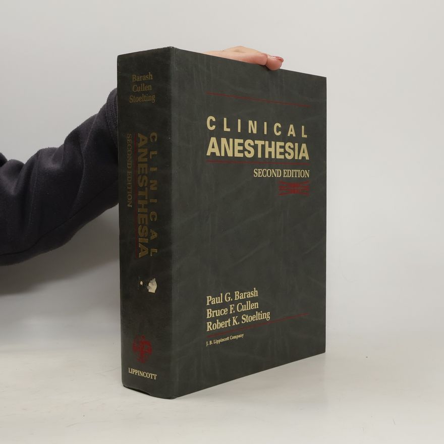 Robert K. Stoelting Clinical Anesthesia - Second Edition