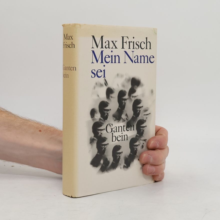 Max Frisch Mein Name sei Gantenbein