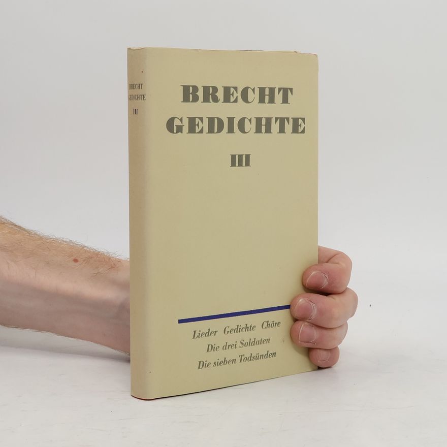 Kolektiv autorů Brecht Gedichte III