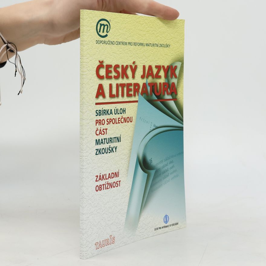 Pavla Tomíčková Český jazyk a literatura: Základní obtížnost