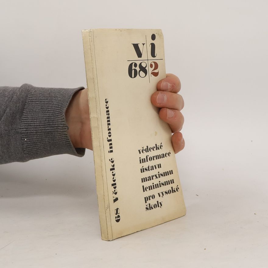 AA.VV. Vědecké informace Ústavu marxismu-leninismu pro vysoké školy 68/2