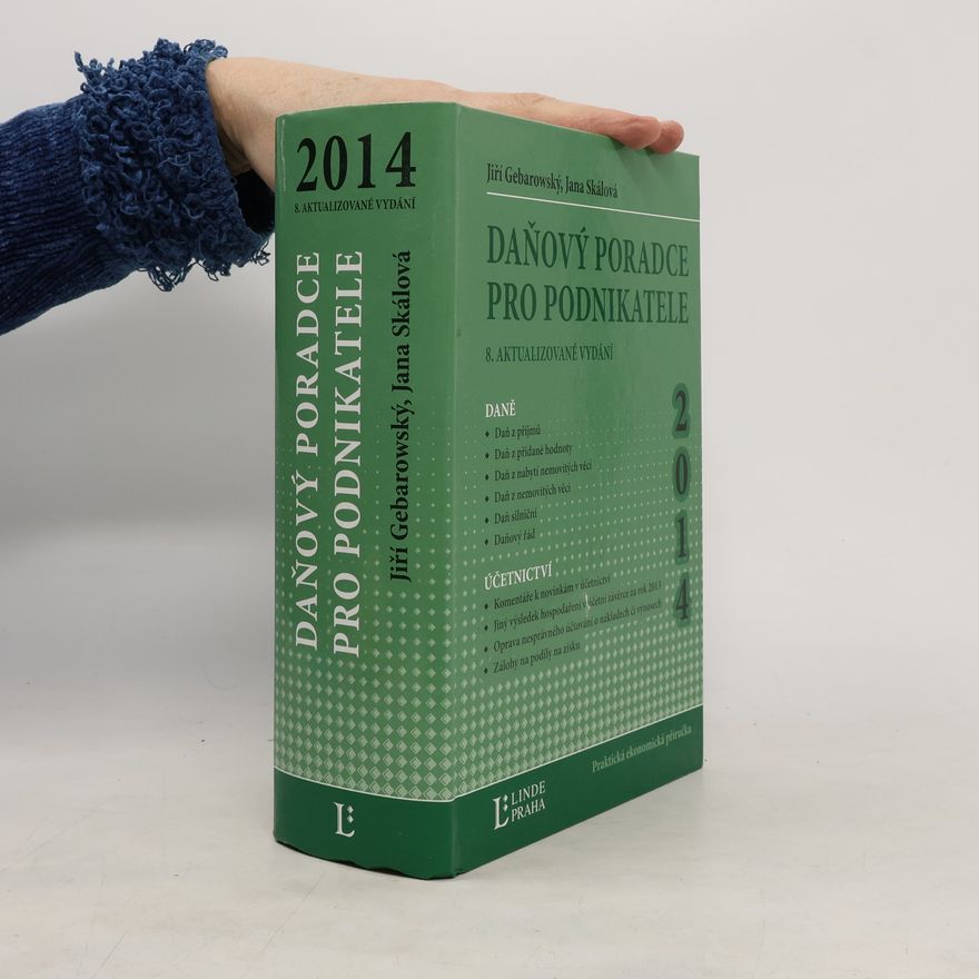 Jana Skálová Daňový poradce pro podnikatele 2014