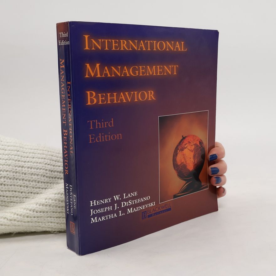Martha L. Maznevski International Management Behavior