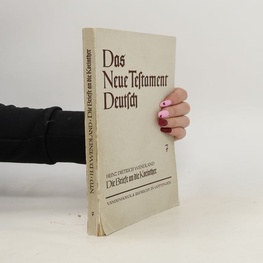 HeinzDietrich Wendland Das Neue Testament Deutsch 7