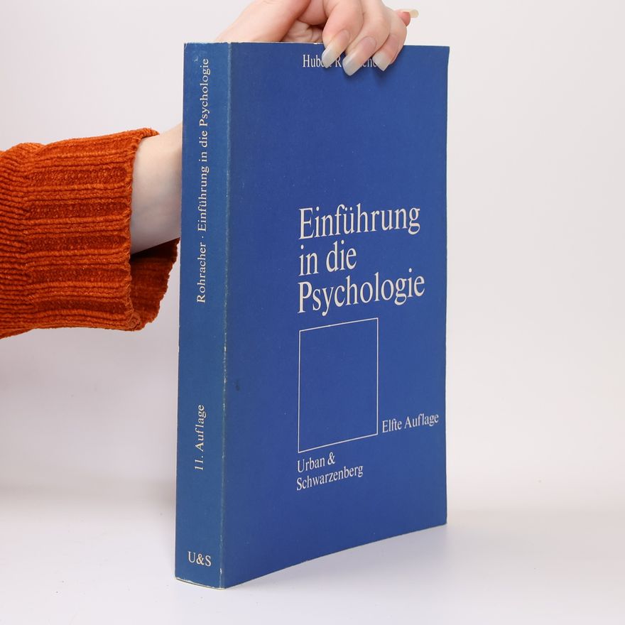 Hubert Rohracher Einführung in die Psychologie elfte Auflage