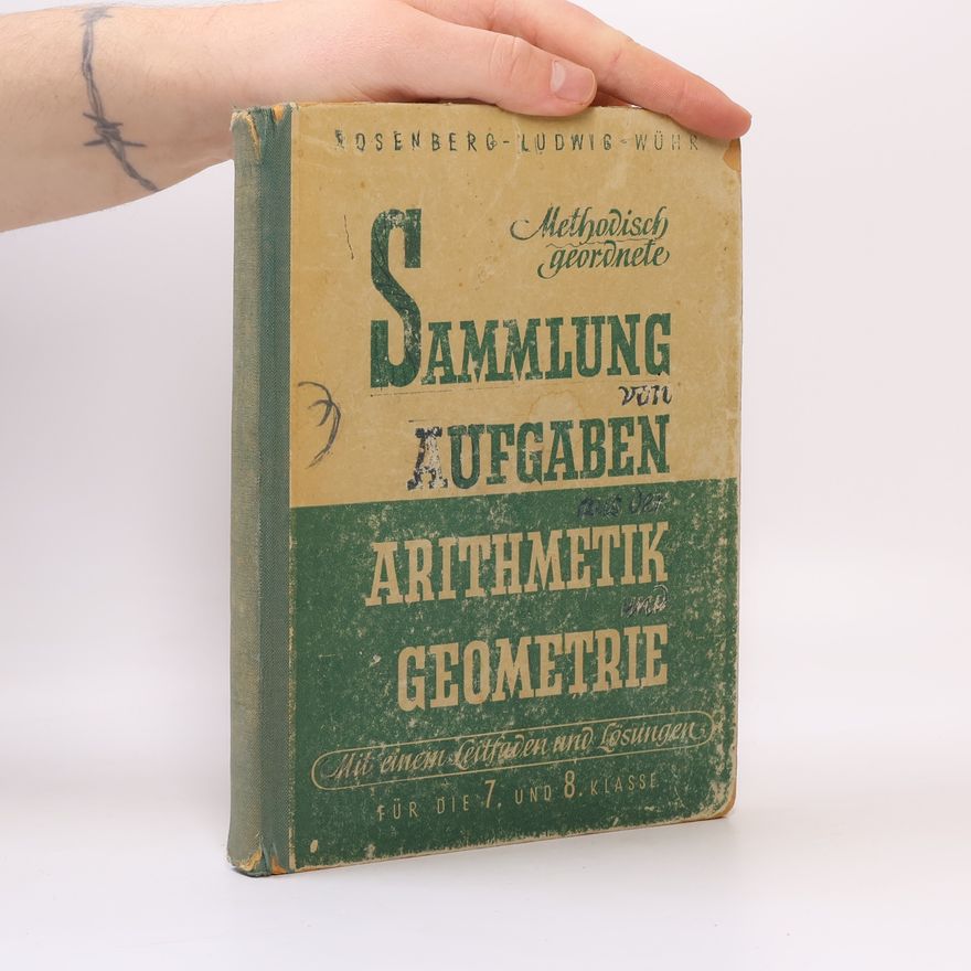 Karl Rosenberg Sammlung von Aufgaben aus der Arithmetik und Geometrie