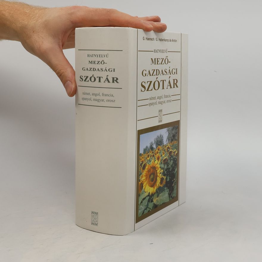 Gu nther Haensch Hatnyelvű mezőgazdasági szótár