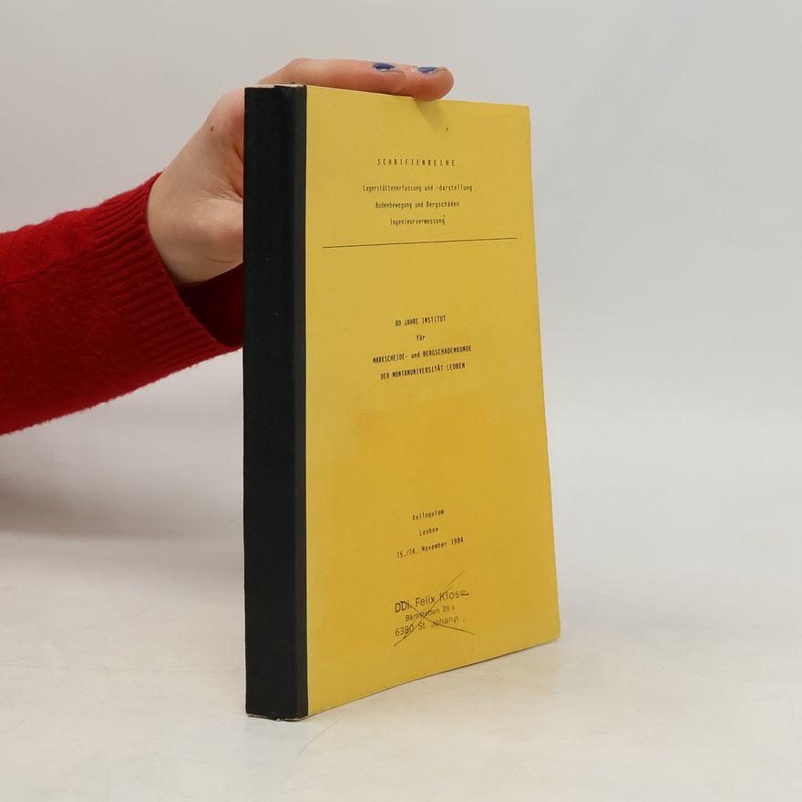 Collectif d'auteurs 80 Jahre Institut für Markscheide und Bergschadenkunde der Montanuniversität Loeben
