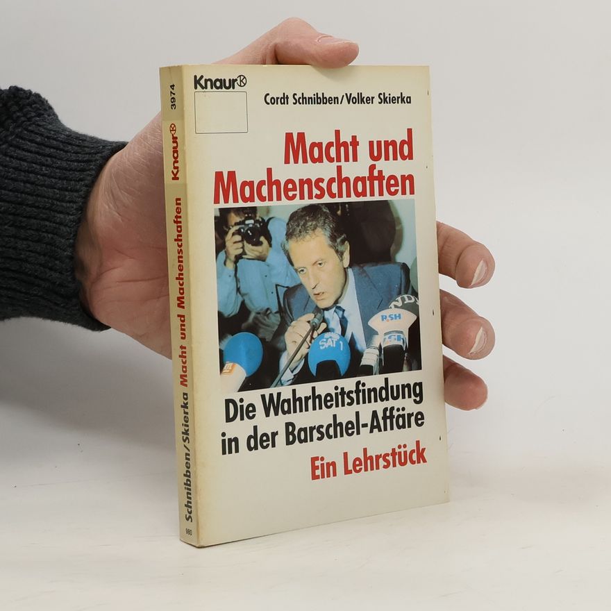 Cordt Schnibben Macht und Machenschaften