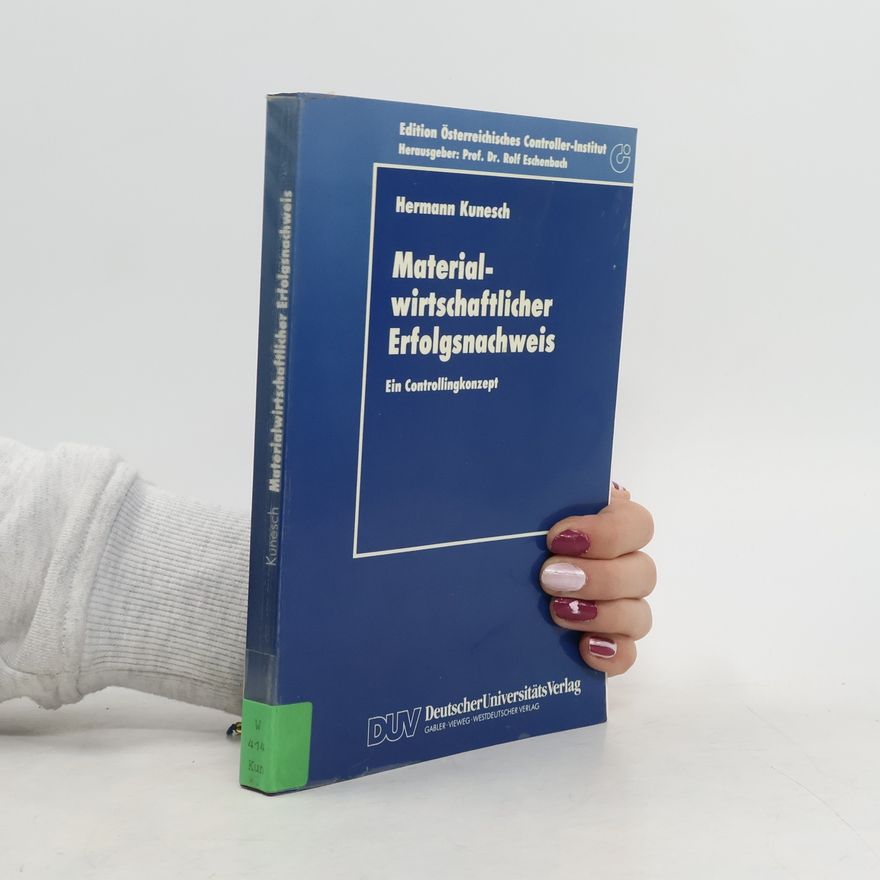 Hermann Kunesch Materialwirtschaftlicher Erfolgsnachweis