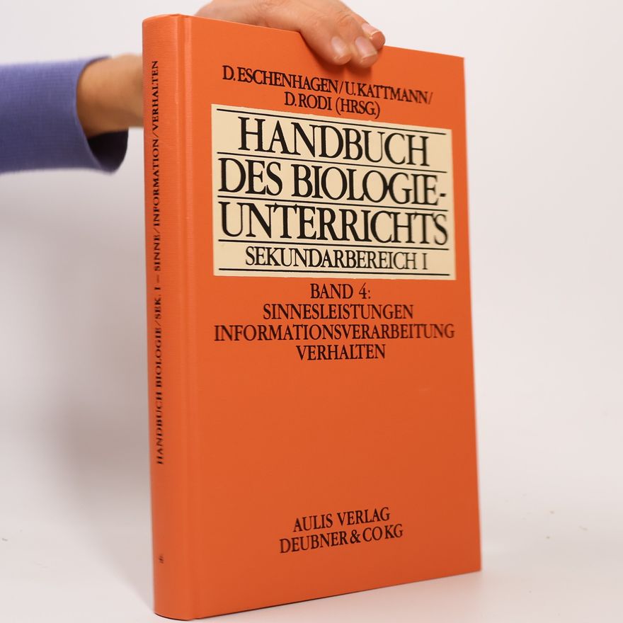 Roland Hedewig Handbuch des Biologieunterrichts