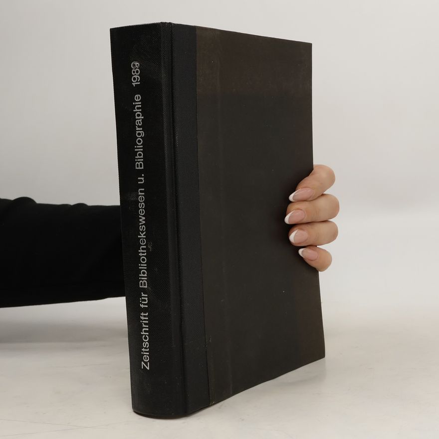Autorenkollektiv Zeitschrift für Bibliothekswesen und Bibliographie 1989