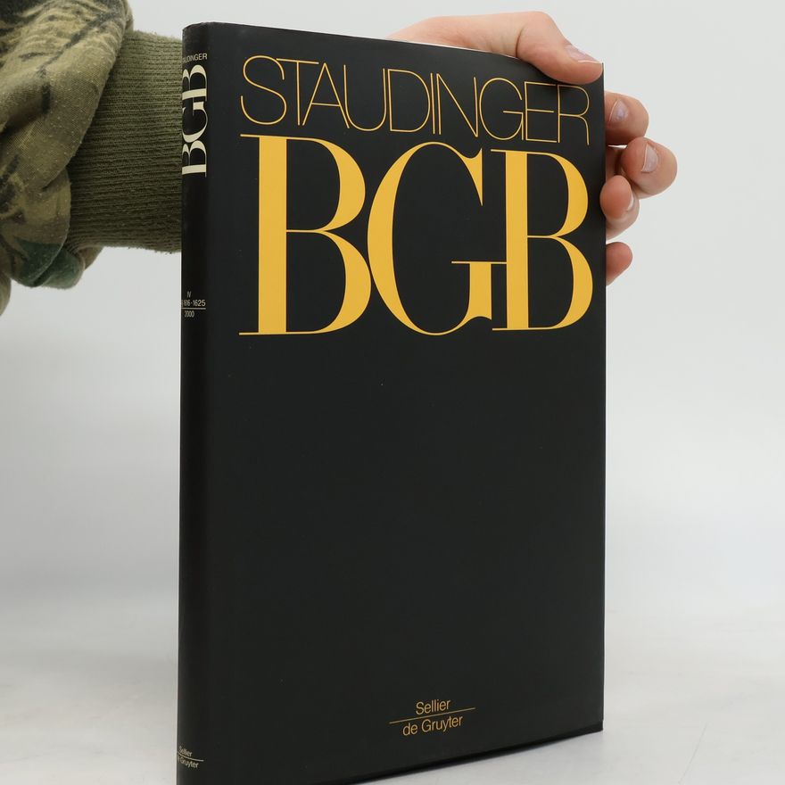 Michael Coester J. von Staudingers Kommentar zum Bürgerlichen Gesetzbuch IV