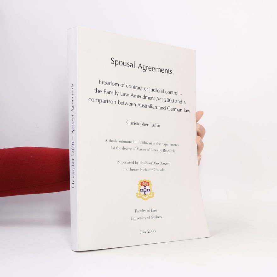 Christopher Luhn Spousal Agreements