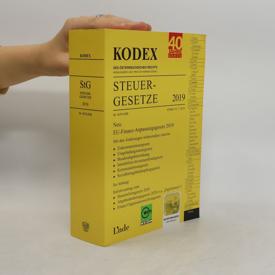 Collectif d'auteurs Kodex des Österreichischen Rechts. Steuergesetze 2019
