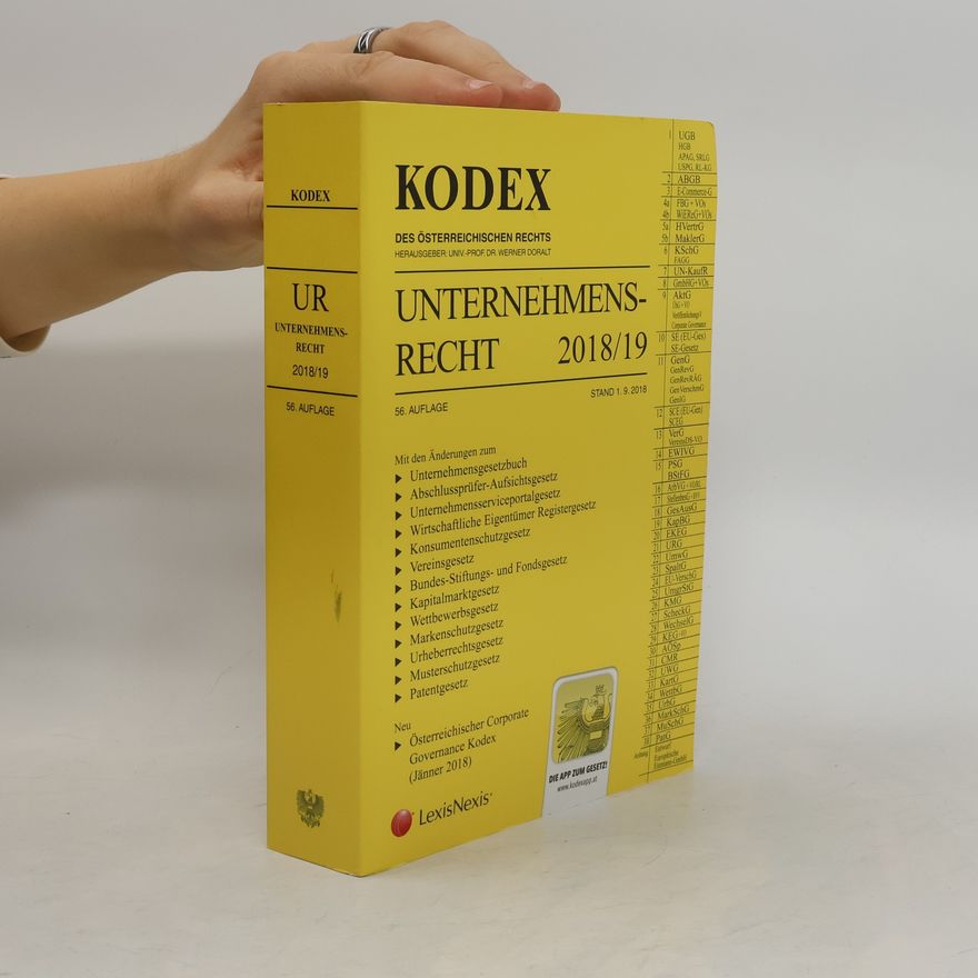 Werner Doralt KODEX Unternehmensrecht 2018/19
