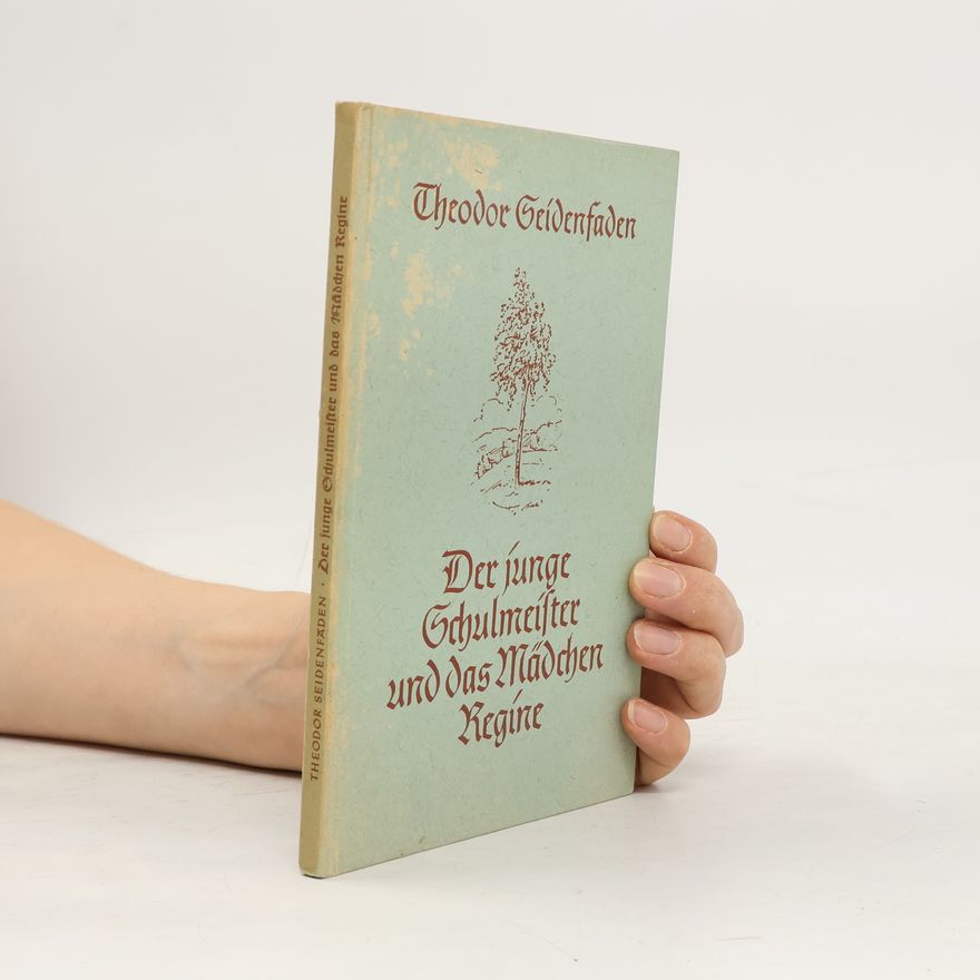 Theodor Seidenfaden Der junge Schulmeister und das Mädchen Regine