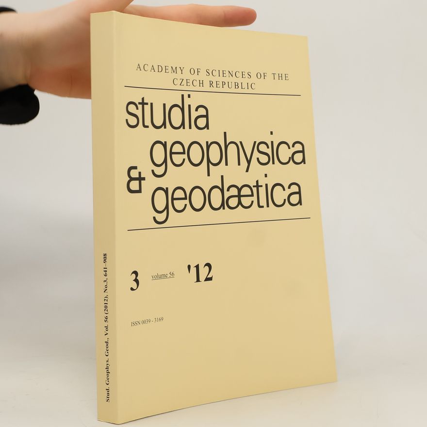 Various authors Studia Geophysica et Geodaetica Vol. 56 No. 3