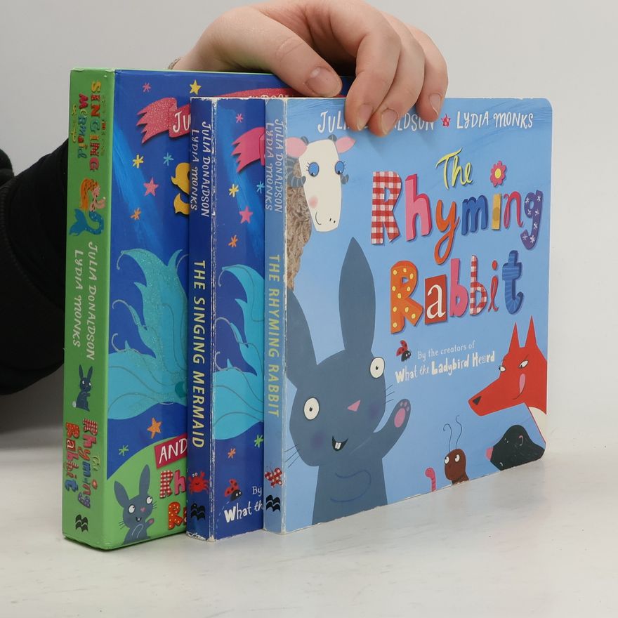 Julia Donaldson The Singing Mermaid and The Rhyming Rabbit board book gift slipcase