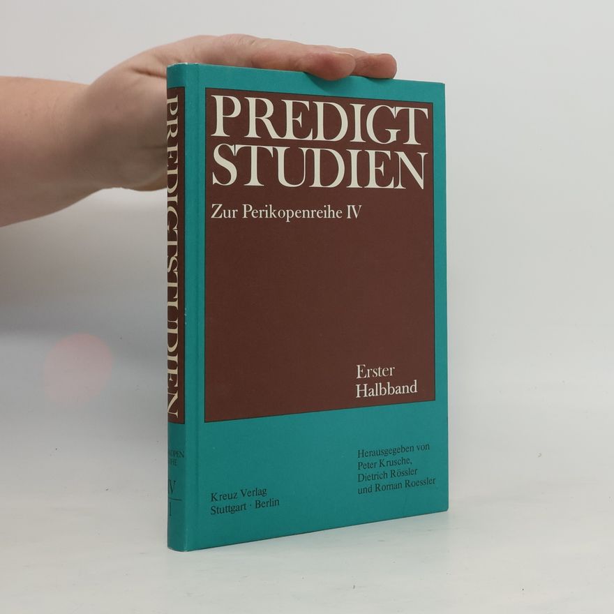 AA.VV. Predigtstudien - Zur Perikopenreihe 4, Halbband 1
