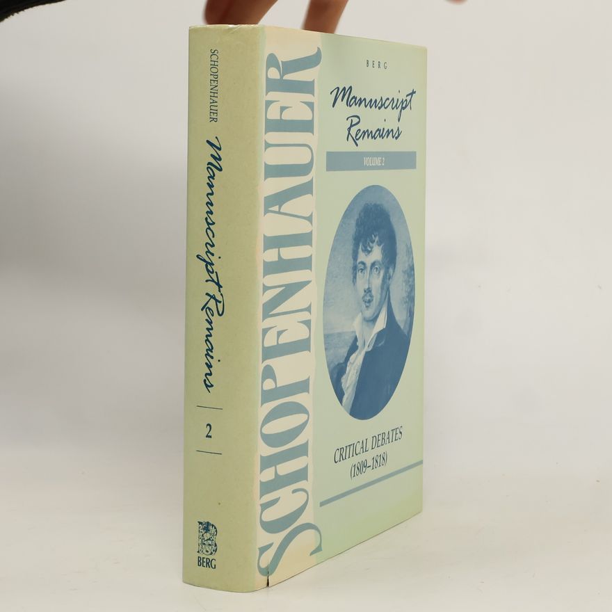 Arthur Schopenhauer Manuscript remains 2