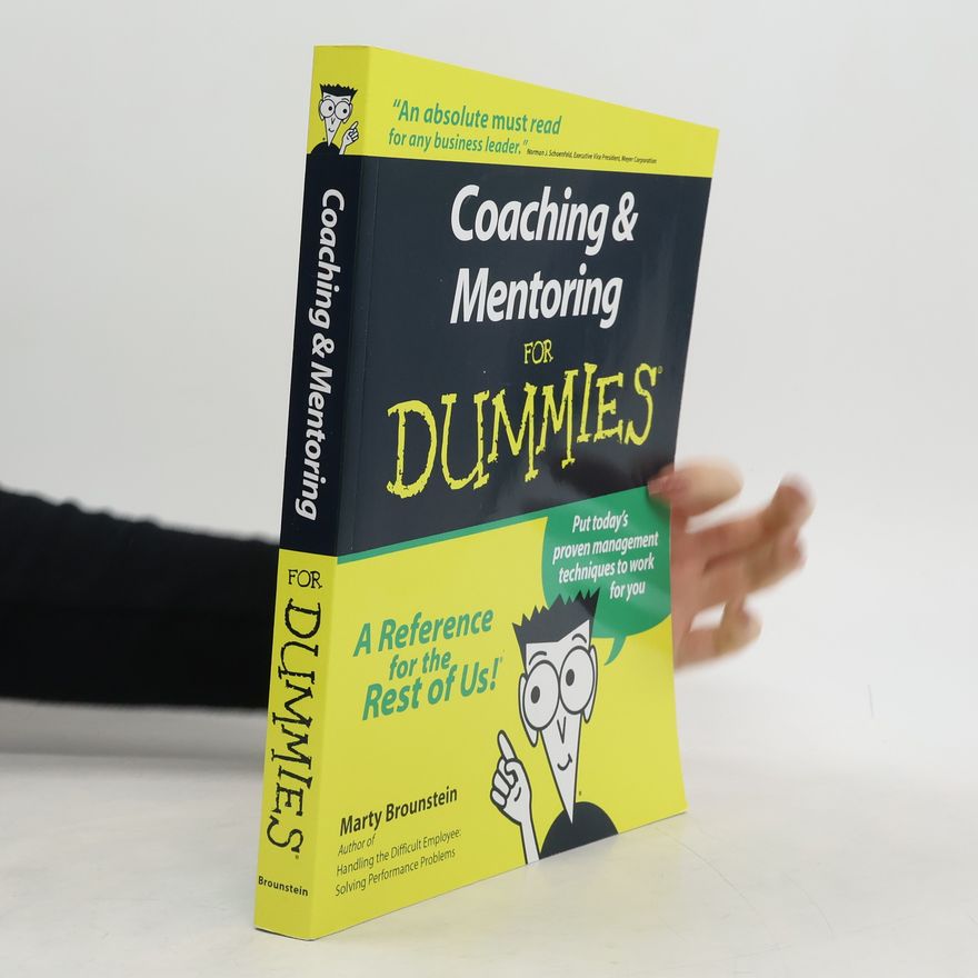 Marty Brounstein Coaching and Mentoring For Dummies