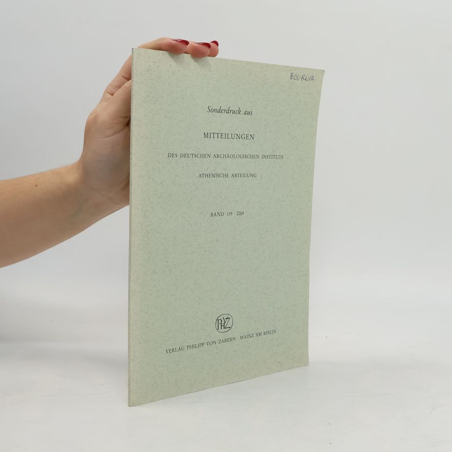 Autorenkollektiv Mitteilungen des Deutschen Archäologischen Instituts, Athenische Abteilung