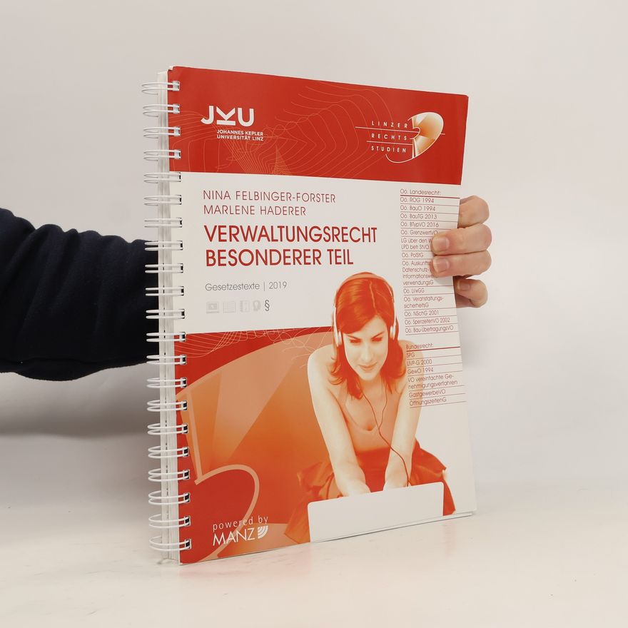 Marlene Haderer Verwaltungsrecht. Besonderer Teil