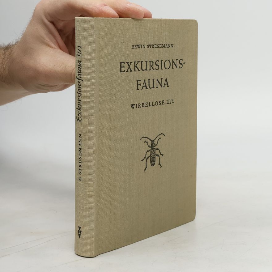 Erwin Stresemann Exkursionsfauna von Deutschland. Insekten, erster Halbband II/1