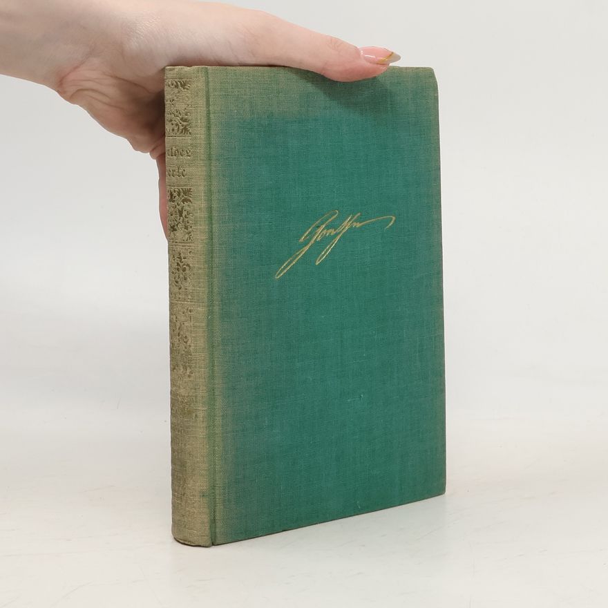 Johann Wolfgang von Goethe Goethes Werke Herausgegeben von Dr. Chr. Christiansen