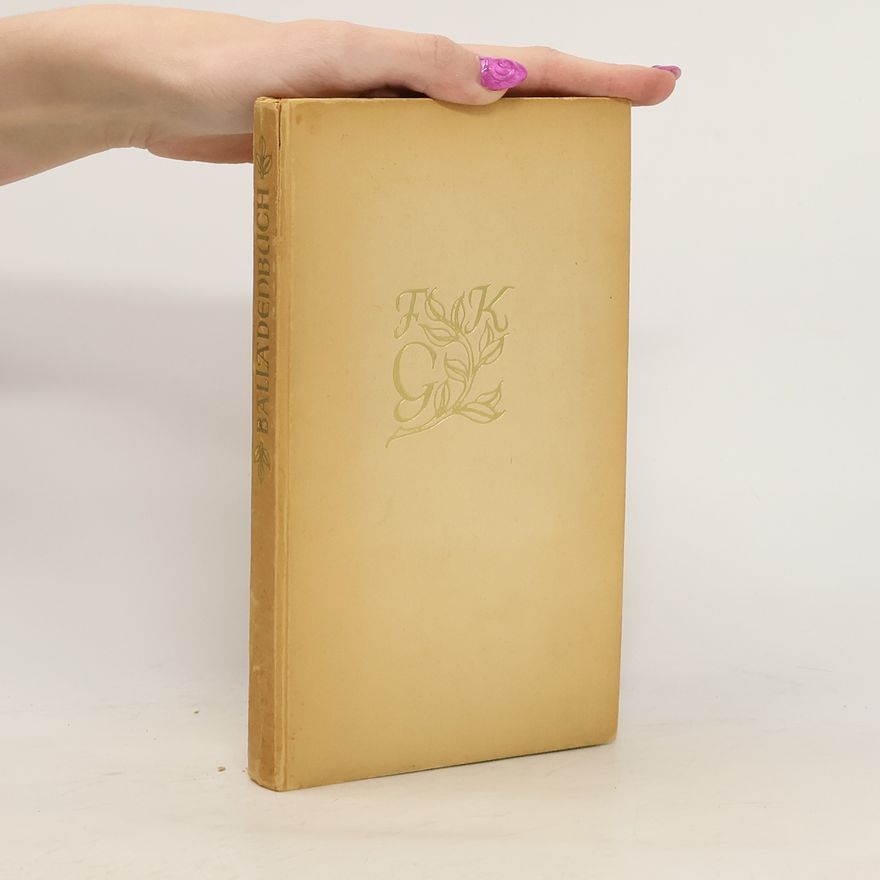 Franz Karl Ginzkey Balladen Buch