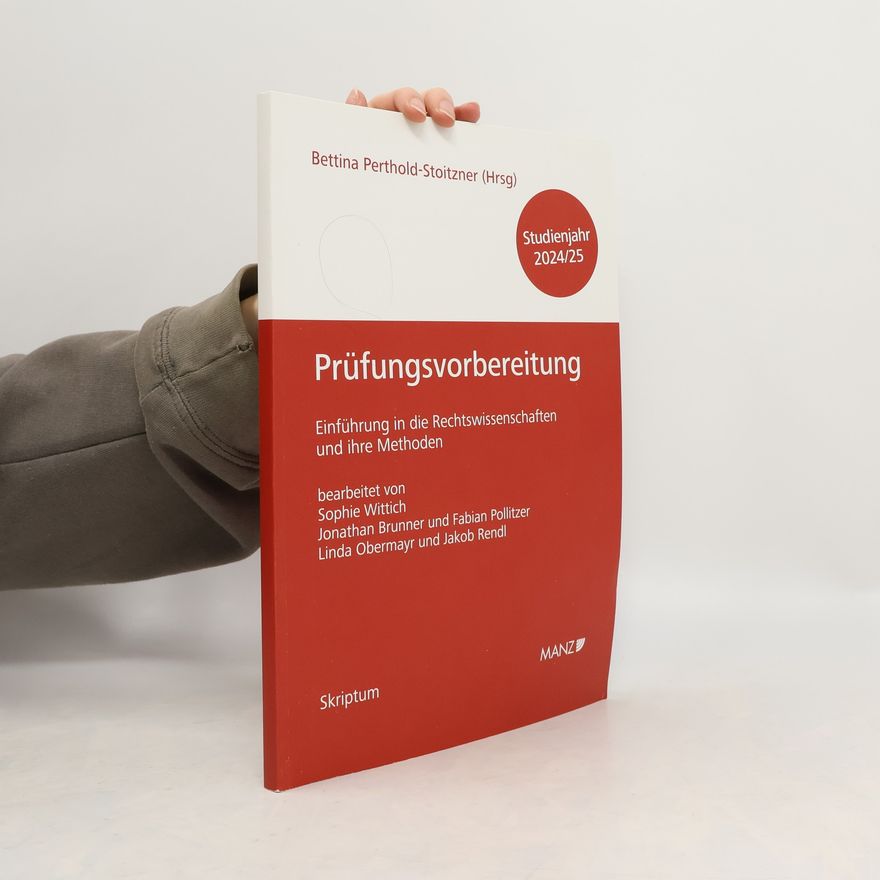 Jonathan Brunner Prüfungsvorbereitung Einführung in die Rechtswissenschaften und ihre Methoden - Studienjahr 2024/25