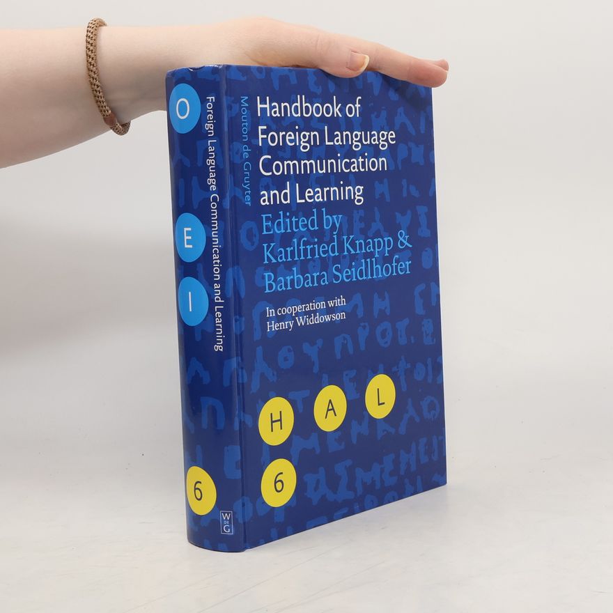 Karlfried Knapp Handbook of foreign language communication and learning
