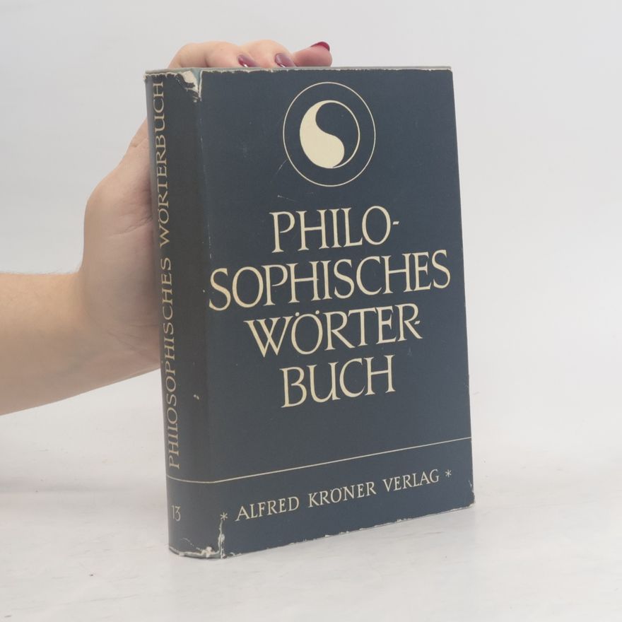 Various authors Philosophisches Wörterbuch