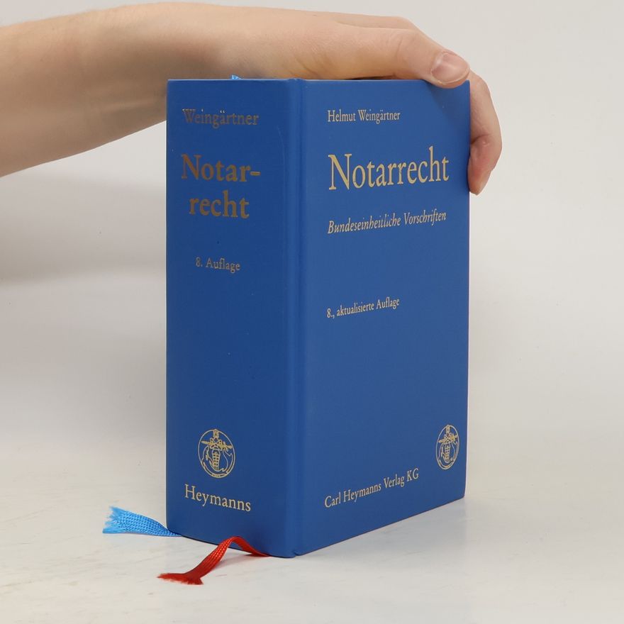Helmut Weingärtner Notarrecht