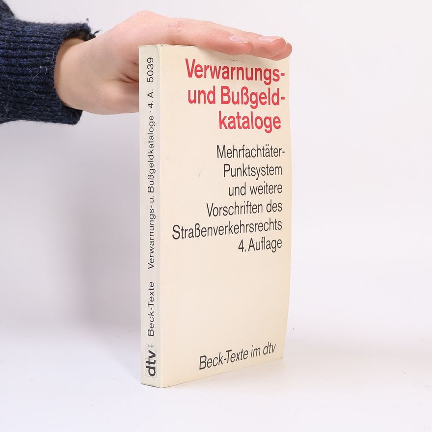 Horst Janiszewski Verwarnungs- und Bussgeldkataloge