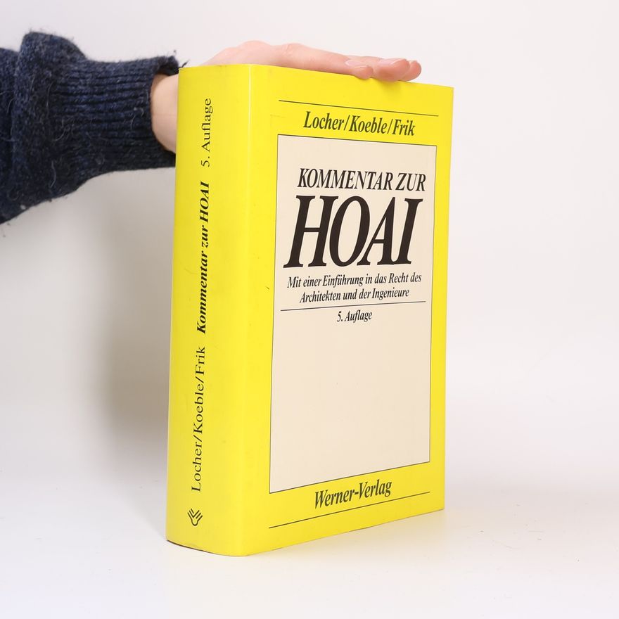 Horst Locher Kommentar zur HOAI