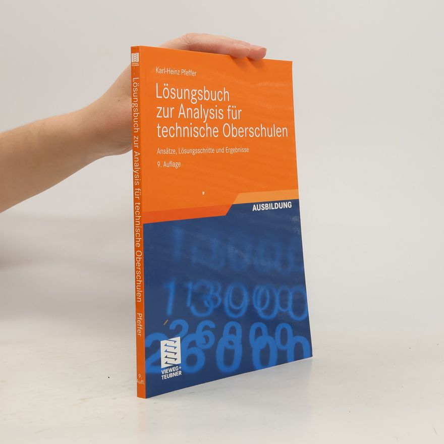 Karl Pfeffer Analysis für technische Oberschulen
