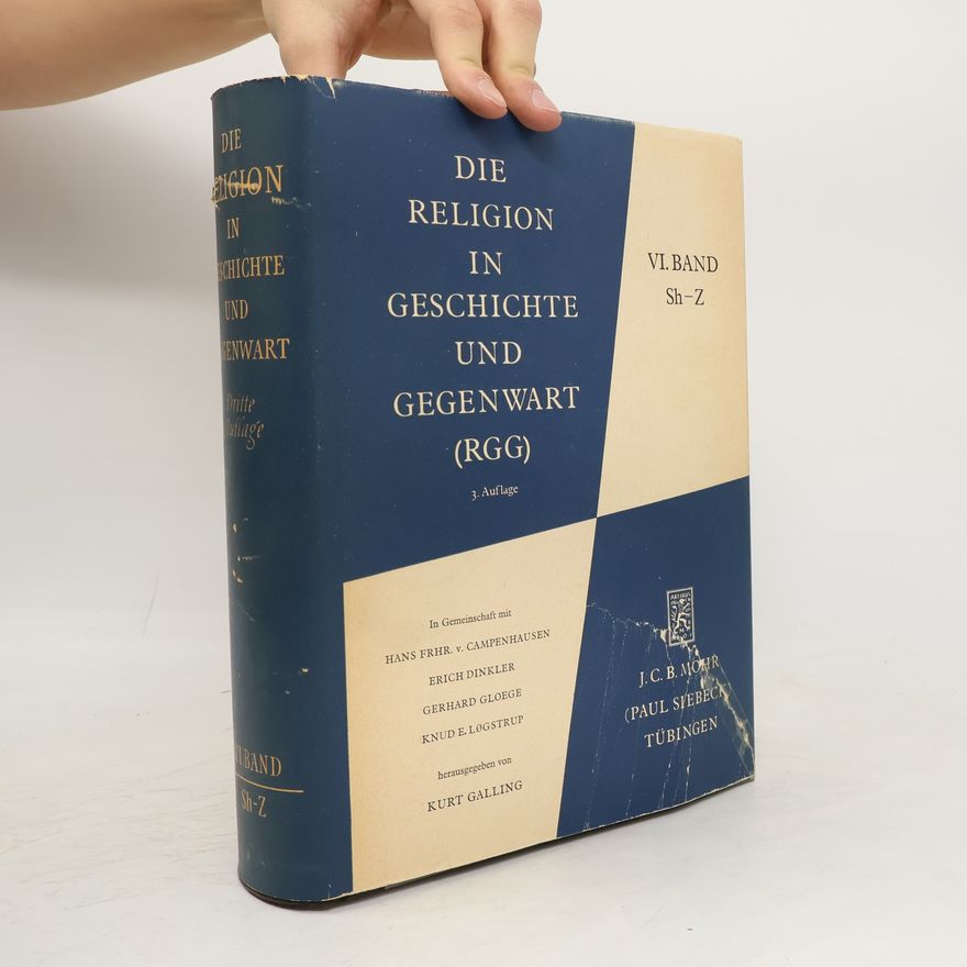 AA.VV. Die Religion in Geschichte und Gegenwart VI. Sh-Z