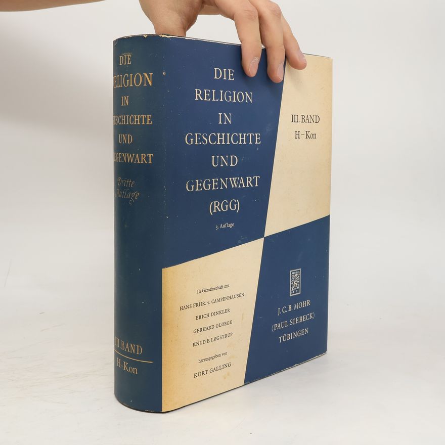 Autorenkollektiv Die Religion in Geschichte und Gegenwart III. Band H-Kon