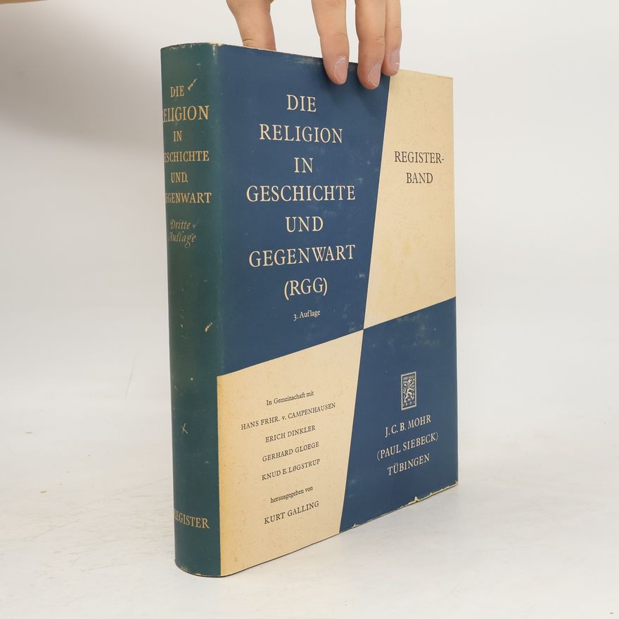Autorenkollektiv Die Religion in Geschichte und Gegenwart. Registerband