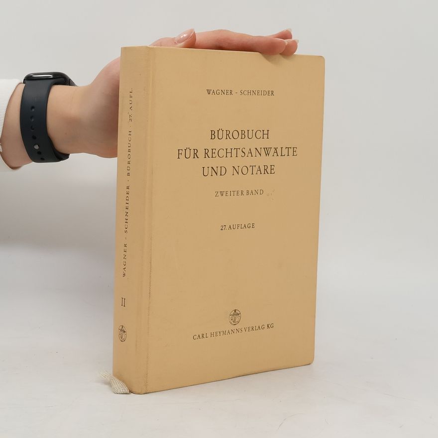Schneider Bürobuch für Rechtsanwälte und Notare