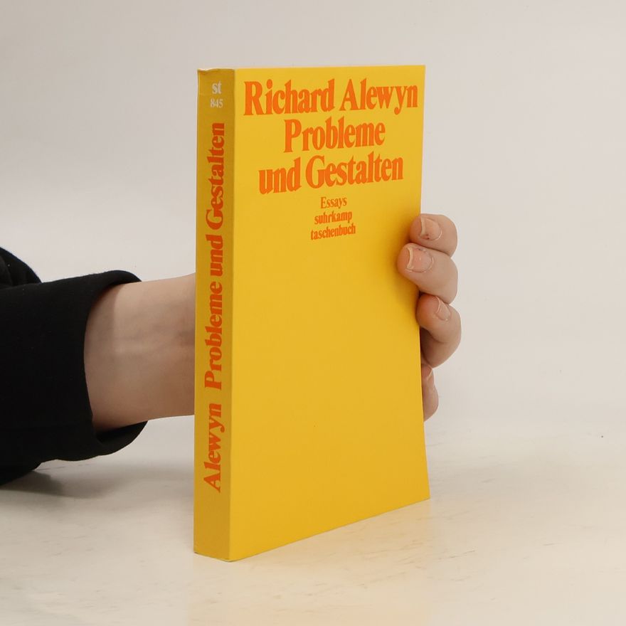 Richard Alewyn Probleme und Gestalten