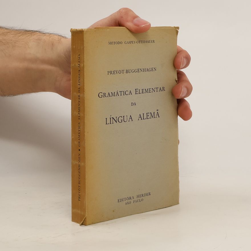 José Prévot Gramática elementar da língua alemã
