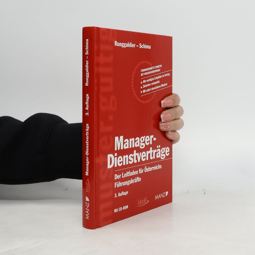 Georg Schima Manager-Dienstverträge