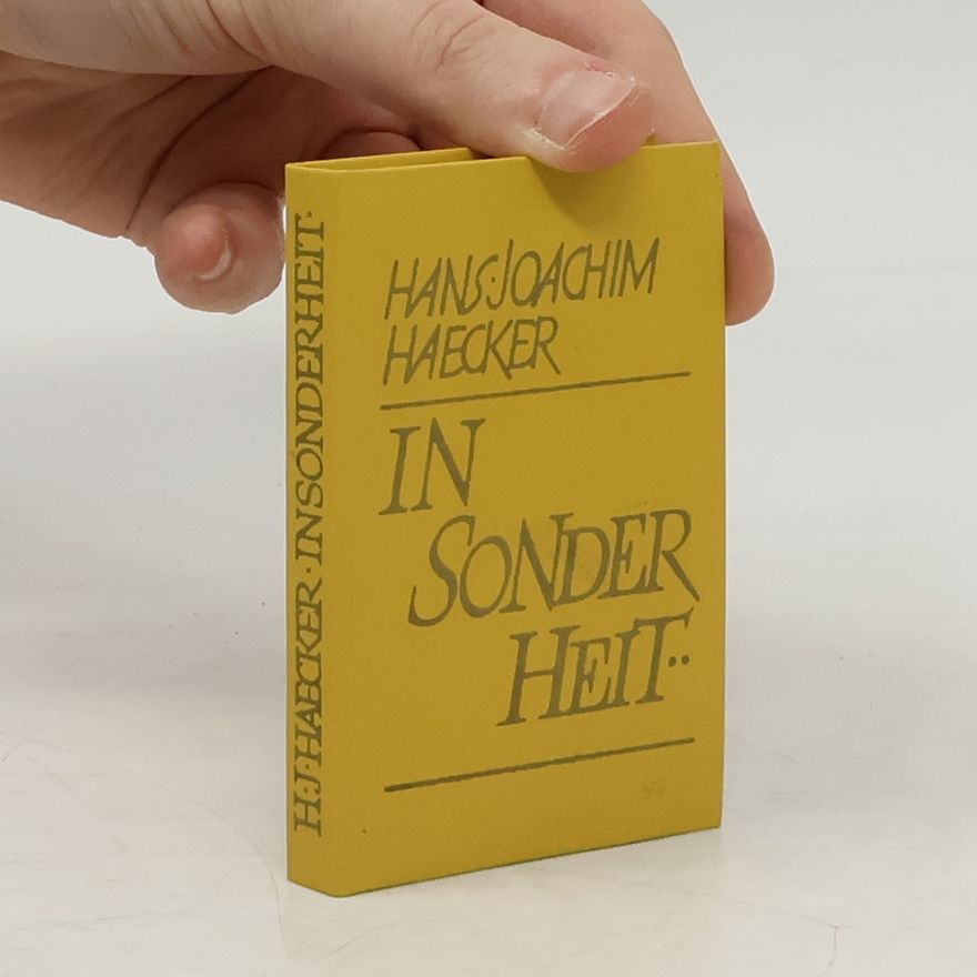 Hans Joachim Haecker Insonderheit