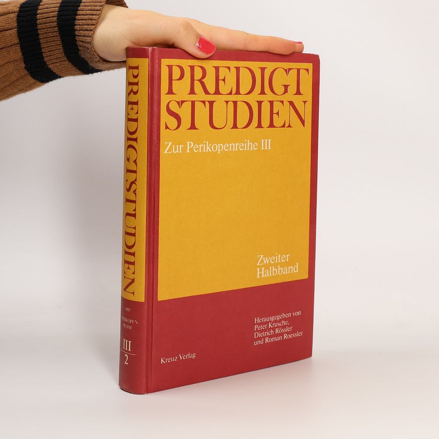 Collectif d'auteurs Predigtstudien. Zur Perikopenreihe III. Zweiter Halbband