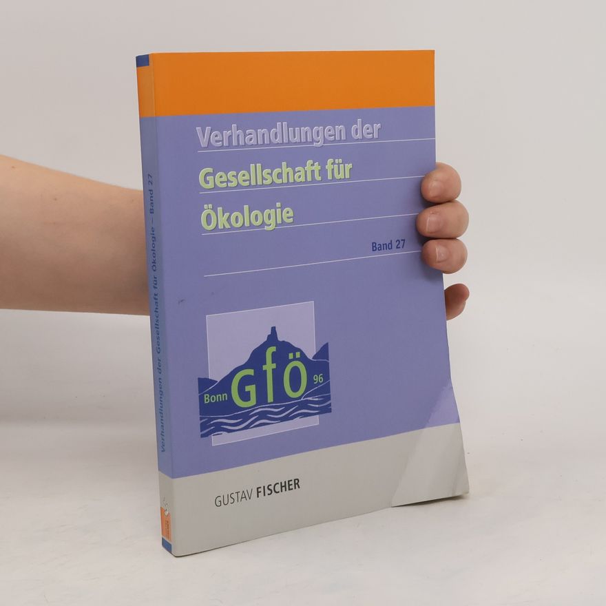 Kolektiv autorů Verhandlungen der Gesellschaft für Ökologie
