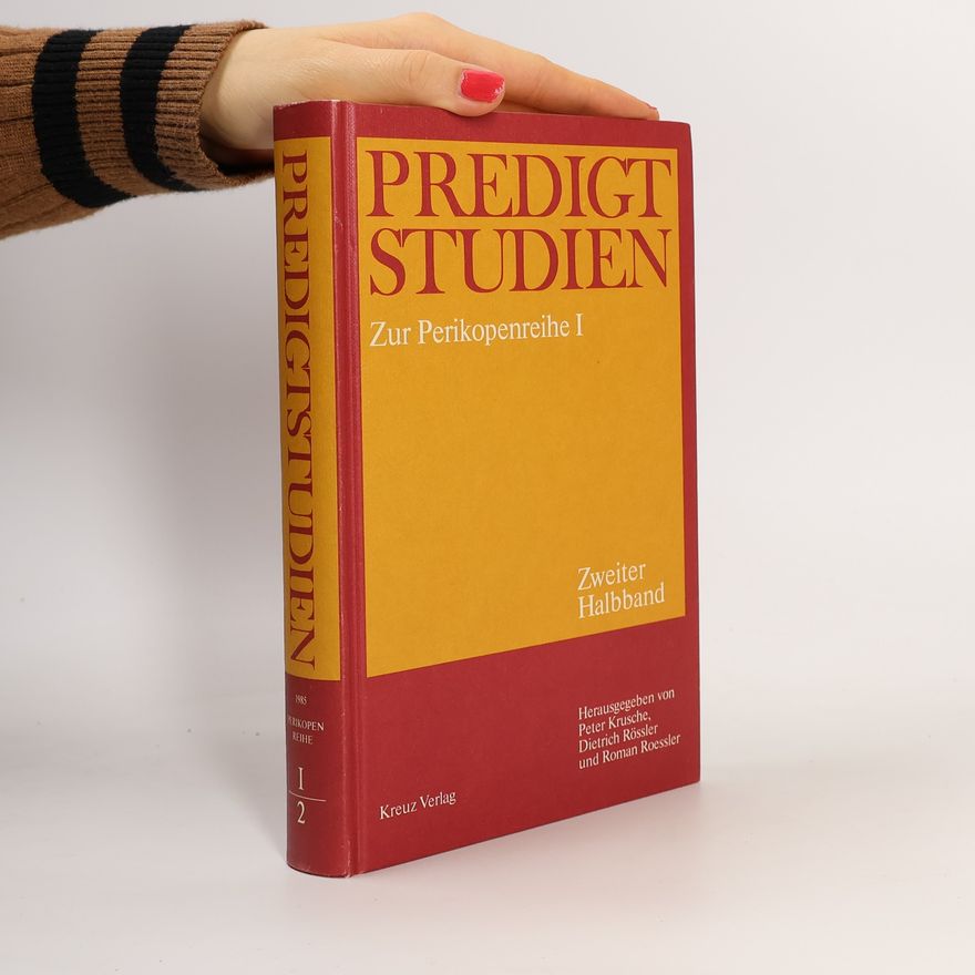 Collectif d'auteurs Predigtstudien. Zur Perikopenreihe I. Zweiter Halbband